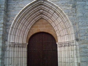 ororbiako elizaren portada