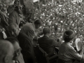 FRANCISCO FRANCO Y SU ESPOSA, CARMEN POLO, EN LA PLAZA DE TOROS "EL TXOFRE", EN UNA CORRIDA DE LA FERIA DE ABONO DE SEMANA GRANDE. (Foto 1/5)