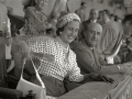FRANCISCO FRANCO Y SU ESPOSA, CARMEN POLO, EN LA PLAZA DE TOROS "EL TXOFRE", EN UNA CORRIDA DE LA FERIA DE ABONO DE SEMANA GRANDE. (Foto 3/5)