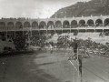FUNAMBULISTAS DURANTE LA CELEBRACION DE UN ESPECTACULO CIRCENSE EN LA PLAZA DE TOROS DE "EL TXOFRE". (Foto 1/1)