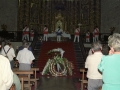 Funeral de Alberto Aramburu, conocido como Pistolo, en el interior de la iglesia parroquial de San Miguel