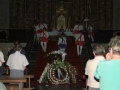 Funeral de Alberto Aramburu, conocido como Pistolo, en el interior de la iglesia parroquial de San Miguel