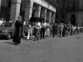 Cortejo fúnebre por las calles de la localidad