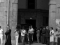 Salida del cortejo fúnebre del ayuntamiento