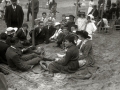 GENTE EN LA PLAYA DE LA CONCHA. (Foto 1/4)