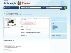 Mozilla Firefox gehigarria eskuragarri