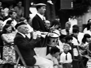 Paloteados en la plaza Blankoa.