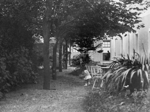 Parte trasera del bar La Perla