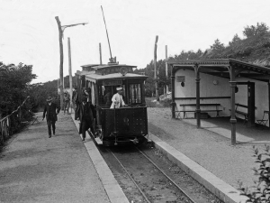 Última parada del tranvía de Ulia