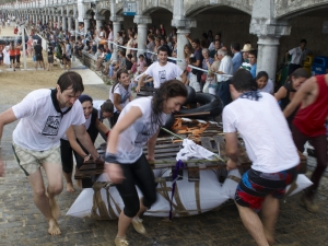 Hondartzara iritsiera