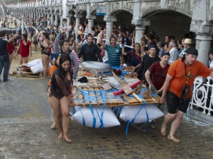 Hondartzara iritsiera