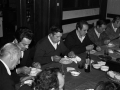 Celebración de una comida entre concejales entrantes y salientes del Partido Nacionalista Vasco junto con algunos funcionarios del consistorio