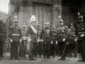 GRUPO DE AUTORIDADES MILITARES A LA SALIDA DE UN ACTO CELEBRADO EN LA CATEDRAL DEL BUEN PASTOR. (Foto 1/1)