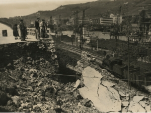 Desprendimiento de la carretera del Alto de Buenavista (antes avenida de Ignacio de Casares)