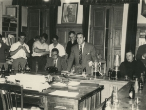 Homenaje a los remeros en el salón de plenos del Ayuntamiento