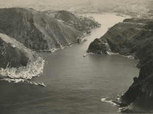 La bocana del puerto de Pasaia