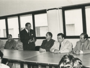 Palabras de las autoridades en el colegio el día de su inauguración