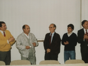 Momento del acto con los invitados