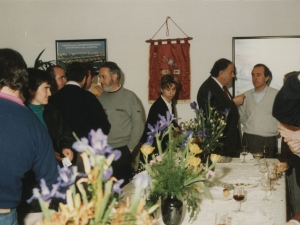 Momento del acto con los invitados durante el lunch