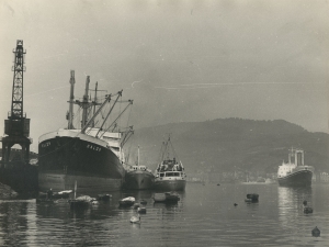 Embarcaciones en el puerto de Pasaia