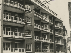 Levante de un edificio de la calle Javier Marquina