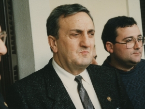 Autoridades en la inauguración de la residencia de ancianos de Pasai San Pedro