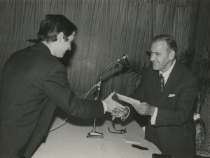 Entrega de premios durante el acto