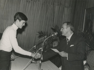 Entrega de premios durante el acto