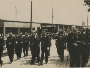 Cortejo fúnebre por la avenida de Navarra