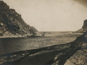 Bocana de entrada a la bahía de Pasaia