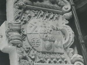 Armas de Blas de Lezo, en su casa natal, en Pasai San Pedro