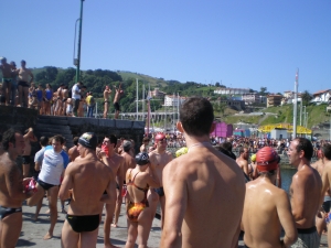 Travesía a nado Getaria-Zarautz 2009