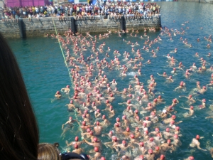 Travesía a nado Getaria-Zarautz 2009