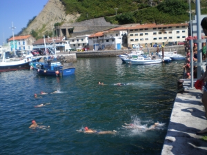 Travesía a nado Getaria-Zarautz 2009