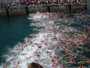 Travesía a nado Getaria-Zarautz 2009