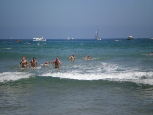 Travesía a nado Getaria-Zarautz 2009