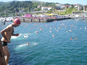 Travesía a nado Getaria - Zarautz 2009