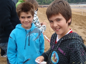 Zarauzko zaldi lasterketa 2010 PEGATINAREKIN