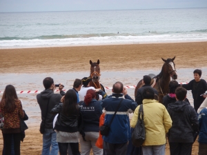 Carrera de caballos de Zarautz 2010 Gurezarautz.net estaba allí