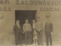 Haur eta gizon taldea Zaldundegui izeneko jatetxean