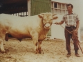 Baserritarra behi batekin