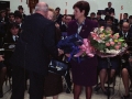 Saludos durante el homenaje a Antonino Ibarrondo Oleaga
