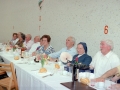 Asistentes a la celebración de una comida en homenaje a Juan Mujika, Fermin Altube y a Jon Zubieta