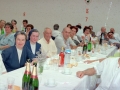 Asistentes a la celebración de una comida en homenaje a Juan Mujika, Fermin Altube y a Jon Zubieta
