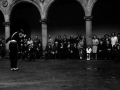 Dantzari actuando el día del homenaje