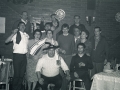 Asistentes a la celebración de una comida con motivo del homenaje al Athletic de Bilbao de fútbol