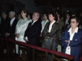 Asistentes a la celebración del homenaje al caminero de Zubillaga. En primera fila se encuentra el señor caminero -segundo por la izquierda- e Imanol Murua