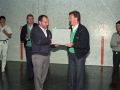 Entrega de premios en el homenaje al pelotari Aguiriano