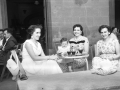Mujeres en una cafetería
