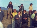Espectadores de un partido de homenaje en Azkoagain
